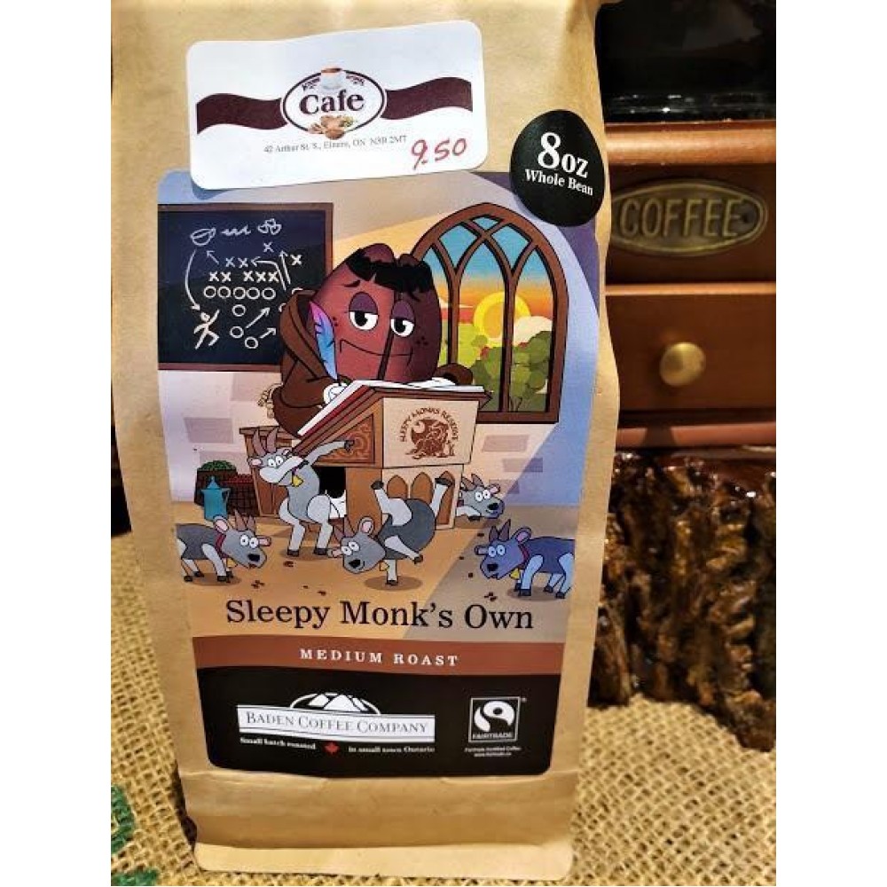 Locally Roasted Sleepy Monk's Own Baden Coffee Beans