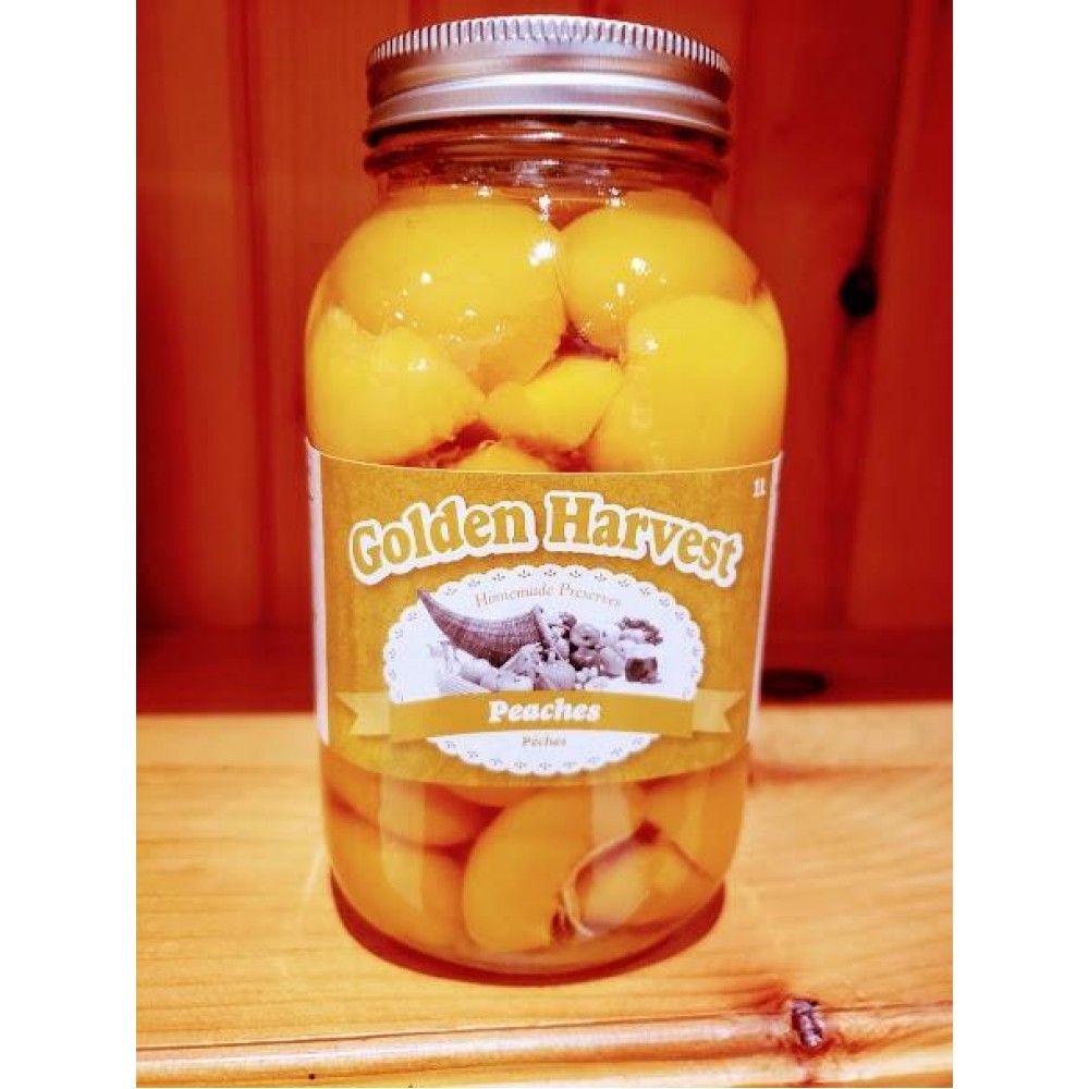 Local Homemade Canned Peaches